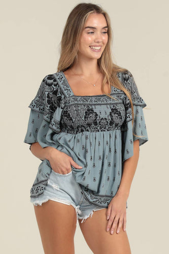 Day in the Valley Blouse