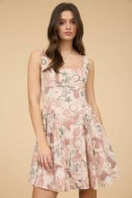 WESTERN PRINT SLEEVELESS MINI DRESS