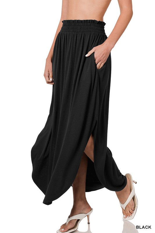 Black Side Slit Maxi