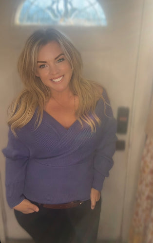 Marlin Cross Wrap Sweater