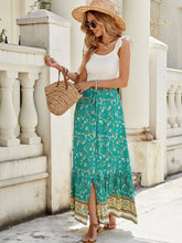 Teal Magnolia Skirt